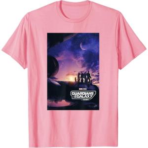 imageMarvel Guardians of the Galaxy Volume 3 Movie Poster Logo TShirtPink