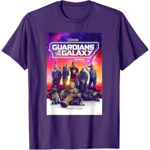 imageMarvel Guardians of the Galaxy Volume 3 Movie Poster TShirtPurple