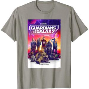 imageMarvel Guardians of the Galaxy Volume 3 Movie Poster TShirtSlate Grey