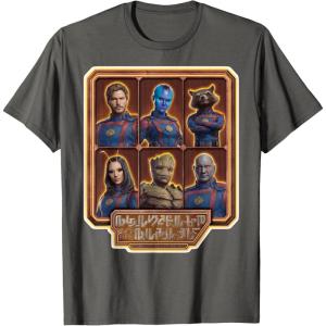 imageMarvel Guardians of the Galaxy Volume 3 Team Alien Logo TShirtAsphalt Grey