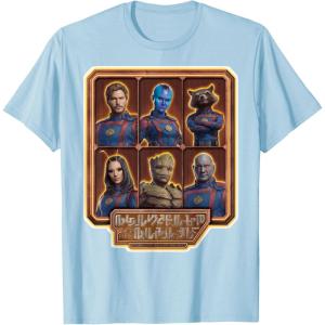 imageMarvel Guardians of the Galaxy Volume 3 Team Alien Logo TShirtBaby Blue