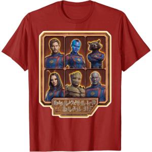 imageMarvel Guardians of the Galaxy Volume 3 Team Alien Logo TShirtCranberry Red