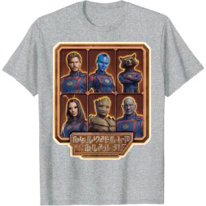 imageMarvel Guardians of the Galaxy Volume 3 Team Alien Logo TShirtHeather Grey