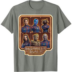 imageMarvel Guardians of the Galaxy Volume 3 Team Alien Logo TShirtOlive Heather