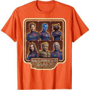 imageMarvel Guardians of the Galaxy Volume 3 Team Alien Logo TShirtOrange
