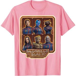 imageMarvel Guardians of the Galaxy Volume 3 Team Alien Logo TShirtPink