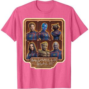 imageMarvel Guardians of the Galaxy Volume 3 Team Alien Logo TShirtPink Heather