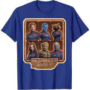 imageMarvel Guardians of the Galaxy Volume 3 Team Alien Logo TShirtRoyal Blue