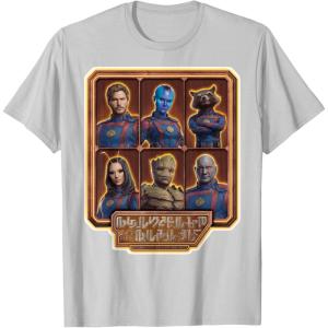 imageMarvel Guardians of the Galaxy Volume 3 Team Alien Logo TShirtSilver Grey