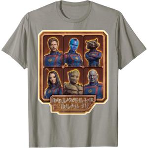 imageMarvel Guardians of the Galaxy Volume 3 Team Alien Logo TShirtSlate Grey