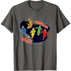 imageMarvel Guardians of the Galaxy Volume 3 Team in Spacesuits TShirtAsphalt Grey