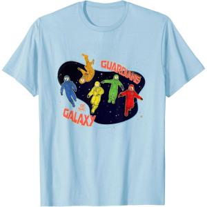imageMarvel Guardians of the Galaxy Volume 3 Team in Spacesuits TShirtBaby Blue