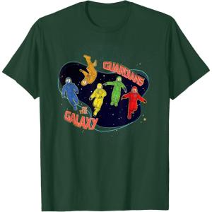 imageMarvel Guardians of the Galaxy Volume 3 Team in Spacesuits TShirtDark Green