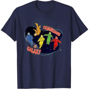 imageMarvel Guardians of the Galaxy Volume 3 Team in Spacesuits TShirtNavy Blue