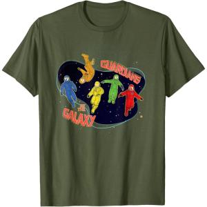 imageMarvel Guardians of the Galaxy Volume 3 Team in Spacesuits TShirtOlive Green