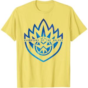 imageMarvel Guardians of the Galaxy Volume 3 Uniform Icon Symbol TShirtLemon Yellow