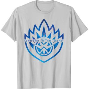 imageMarvel Guardians of the Galaxy Volume 3 Uniform Icon Symbol TShirtSilver Grey