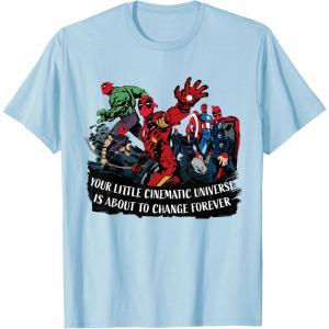 imageMarvel Studios Deadpool ampamp Wolverine Avengers Change Forever TShirtBaby Blue