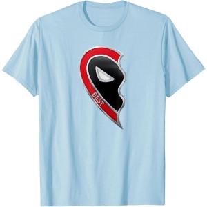 imageMarvel Studios Deadpool ampamp Wolverine Best Friends Heart Left TShirtBaby Blue
