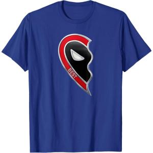 imageMarvel Studios Deadpool ampamp Wolverine Best Friends Heart Left TShirtRoyal Blue