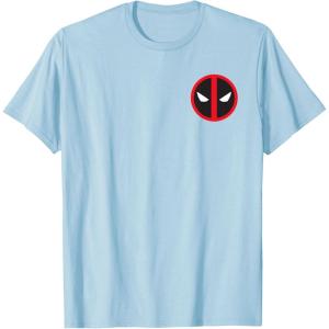 imageMarvel Studios Deadpool ampamp Wolverine Bold Corner Symbol TShirtBaby Blue