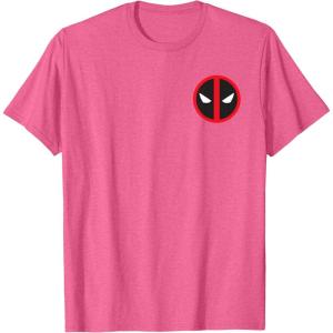 imageMarvel Studios Deadpool ampamp Wolverine Bold Corner Symbol TShirtPink Heather