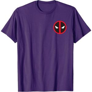imageMarvel Studios Deadpool ampamp Wolverine Bold Corner Symbol TShirtPurple