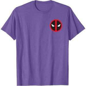 imageMarvel Studios Deadpool ampamp Wolverine Bold Corner Symbol TShirtPurple Heather