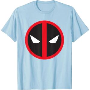 imageMarvel Studios Deadpool ampamp Wolverine Bold Deadpool Symbol TShirtBaby Blue