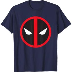imageMarvel Studios Deadpool ampamp Wolverine Bold Deadpool Symbol TShirtNavy Blue