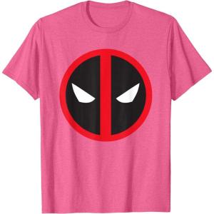 imageMarvel Studios Deadpool ampamp Wolverine Bold Deadpool Symbol TShirtPink Heather