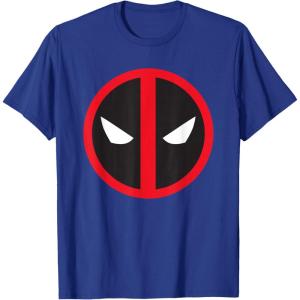 imageMarvel Studios Deadpool ampamp Wolverine Bold Deadpool Symbol TShirtRoyal Blue