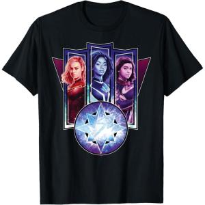 imageMarvel Studios The Marvels Captain Marvel Photon Ms Marvel TShirtBlack