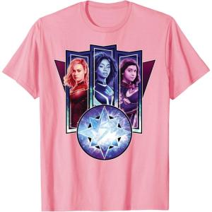 imageMarvel Studios The Marvels Captain Marvel Photon Ms Marvel TShirtPink