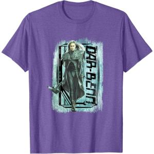 imageMarvel Studios The Marvels DarBenn with Hammer TShirtPurple Heather