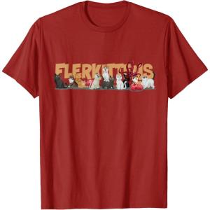 imageMarvel Studios The Marvels Flerken Gooses Flerkittens Cute TShirtCranberry Red