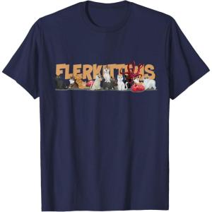 imageMarvel Studios The Marvels Flerken Gooses Flerkittens Cute TShirtNavy Blue