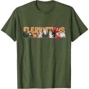 imageMarvel Studios The Marvels Flerken Gooses Flerkittens Cute TShirtOlive Green