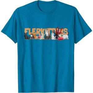 imageMarvel Studios The Marvels Flerken Gooses Flerkittens Cute TShirtSapphire Blue