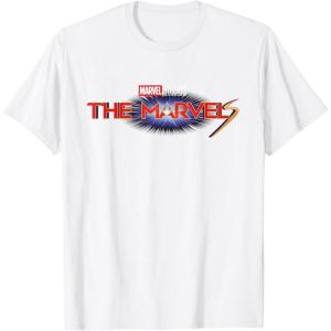 imageMarvel Studios The Marvels Official Movie Logo TShirtWhite