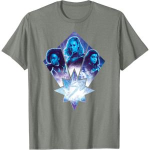 imageMarvel Studios The Marvels Photon Captain Marvel Ms Marvel TShirtOlive Heather