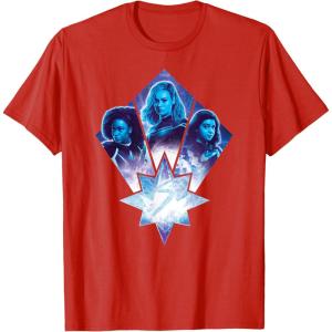 imageMarvel Studios The Marvels Photon Captain Marvel Ms Marvel TShirtRed