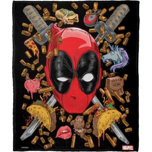 imageNorthwest Deadpool Silk Touch Throw Blanket 50quot x 60quot Best BubsEverything Deadpool