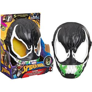 imageSPIDERMAN Marvel VenomVersus Venom GlowinTheDark Mask for Role Play Super Hero Toys for Kids Ages 5