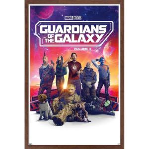 imageTrends International Marvel Guardians of the Galaxy Vol 3  One Sheet Wall Poster 34L x 224W Premium Unframed VersionMahogany Framed Version