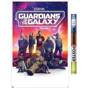 imageTrends International Marvel Guardians of the Galaxy Vol 3  One Sheet Wall Poster 34L x 224W Premium Unframed VersionPremium Poster  Clip Bundle