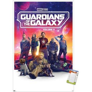 imageTrends International Marvel Guardians of the Galaxy Vol 3  One Sheet Wall Poster 34L x 224W Premium Unframed VersionPremium Poster  Mount Bundle