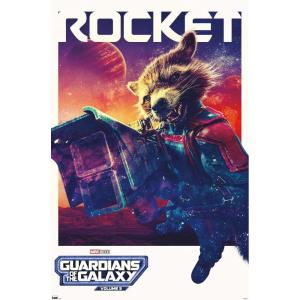 imageTrends International Marvel Guardians of the Galaxy Vol 3  Rocket One Sheet Wall Poster 34L x 224W Premium Unframed VersionPremium Unframed Version