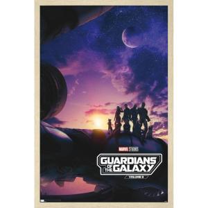 imageTrends International Marvel Guardians of the Galaxy Vol 3  Teaser One Sheet Wall Poster 34L x 224W Premium Unframed VersionBlonde Framed Version