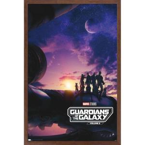 imageTrends International Marvel Guardians of the Galaxy Vol 3  Teaser One Sheet Wall Poster 34L x 224W Premium Unframed VersionMahogany Framed Version